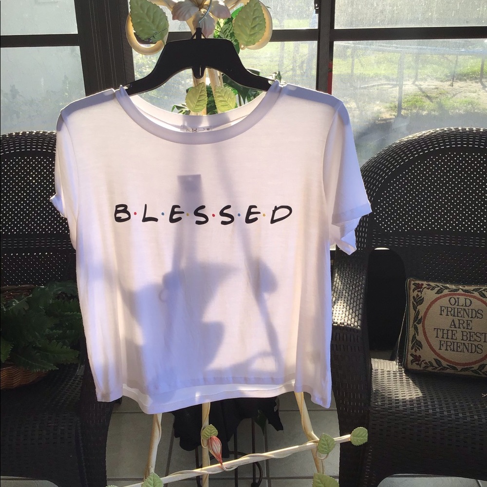 Blessed - Crop T Shirt